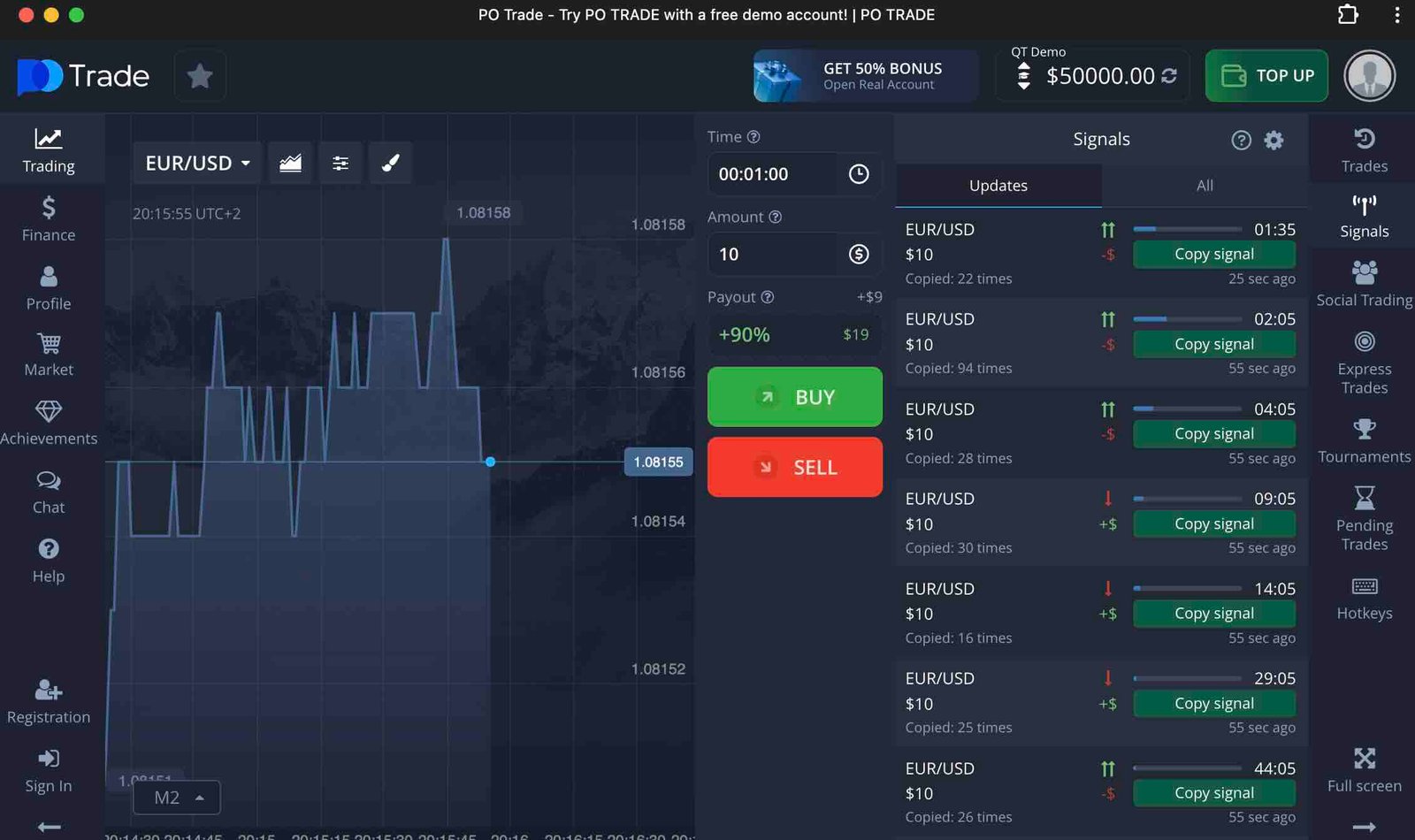 Pocket Option Review: Free Signals