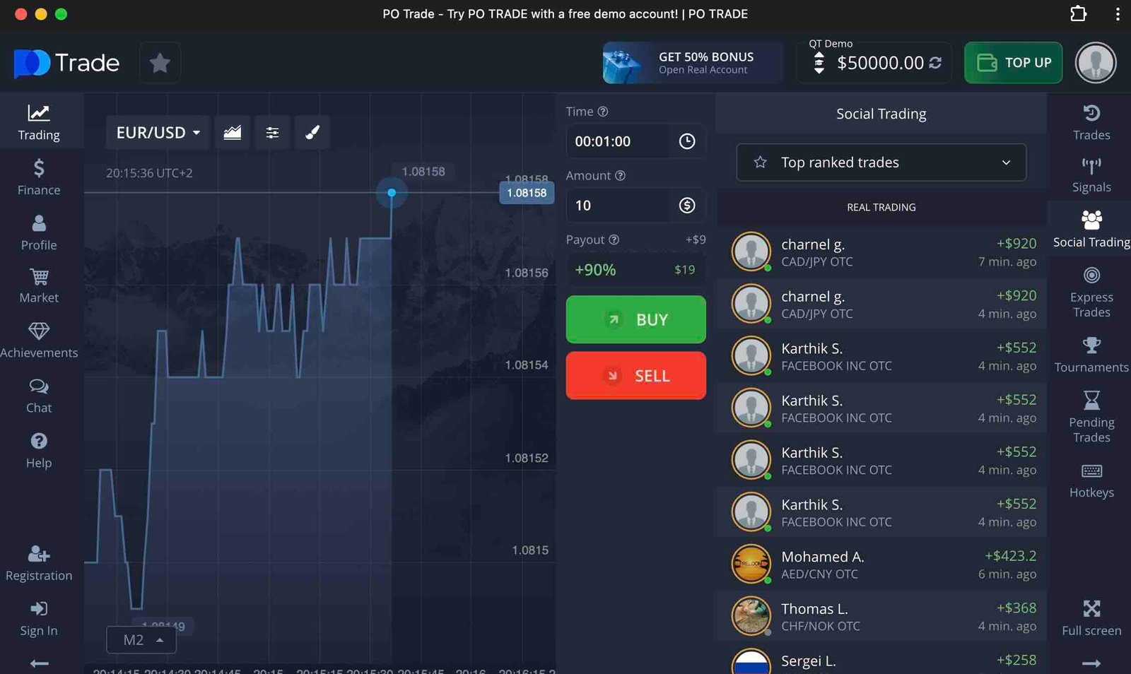 Pocket Option Review: Social Trading