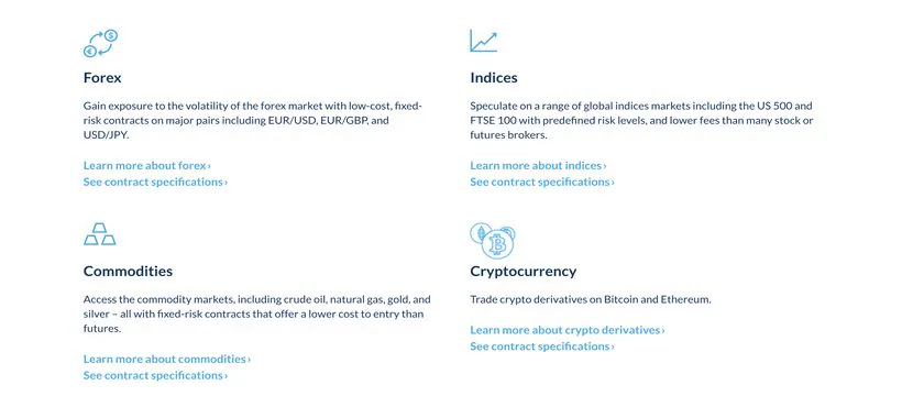 Честный обзор Nadex 2025: Стоит ли доверять этой платформе? Доступные рынки Nadex платформа - форекс, индексы, сырьё и криптовалюты для торговли