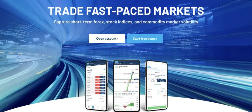 Честный обзор Nadex 2025: Стоит ли доверять этой платформе? Обзор брокера Nadex 2025 - интерфейс торговой платформы с тремя типами контрактов