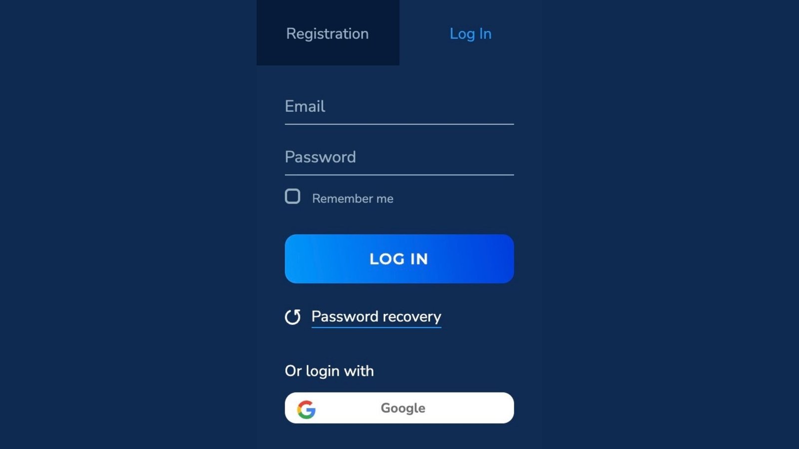 Pocket Option Login Panel