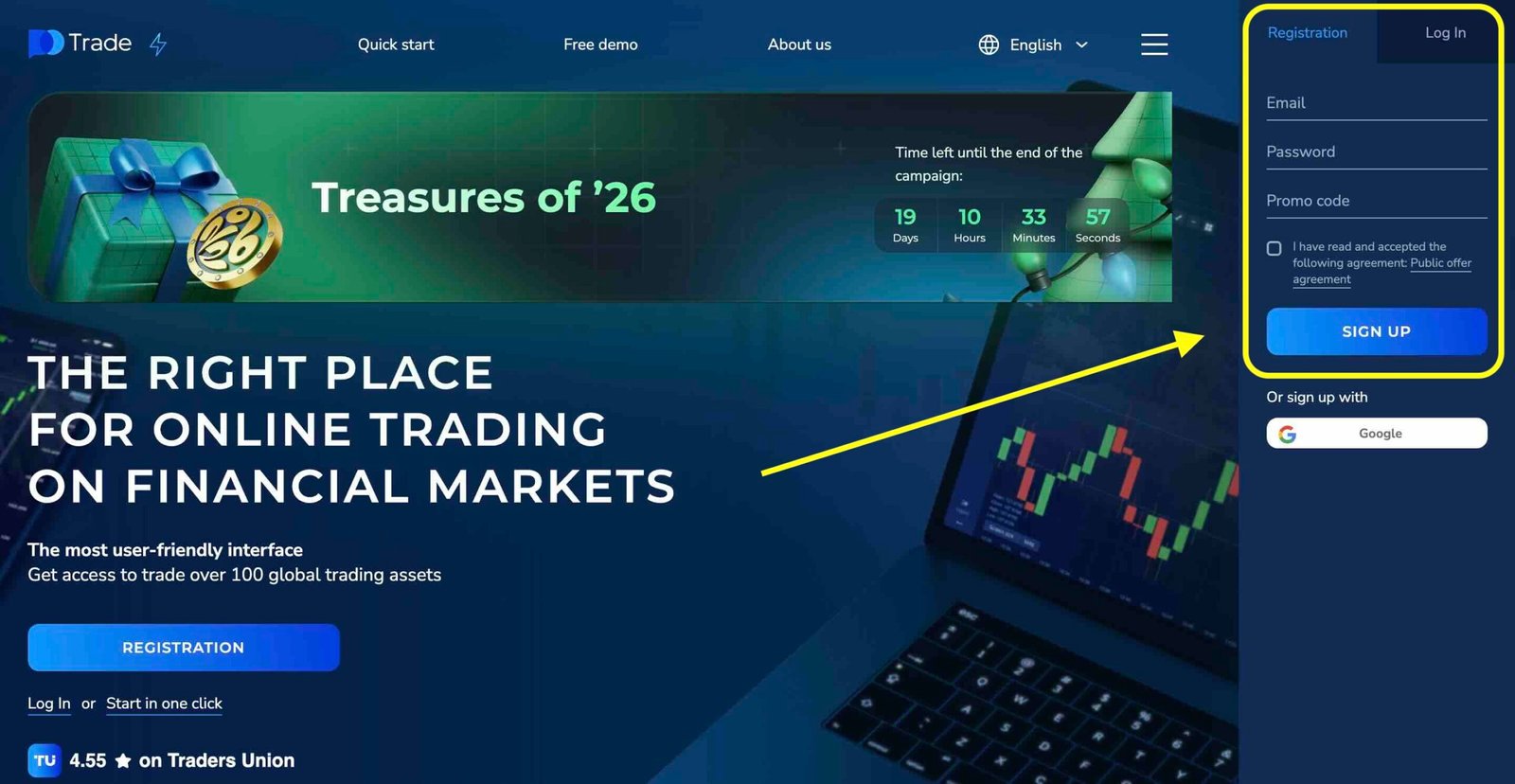 How to Begin the Pocket Option Registration Process