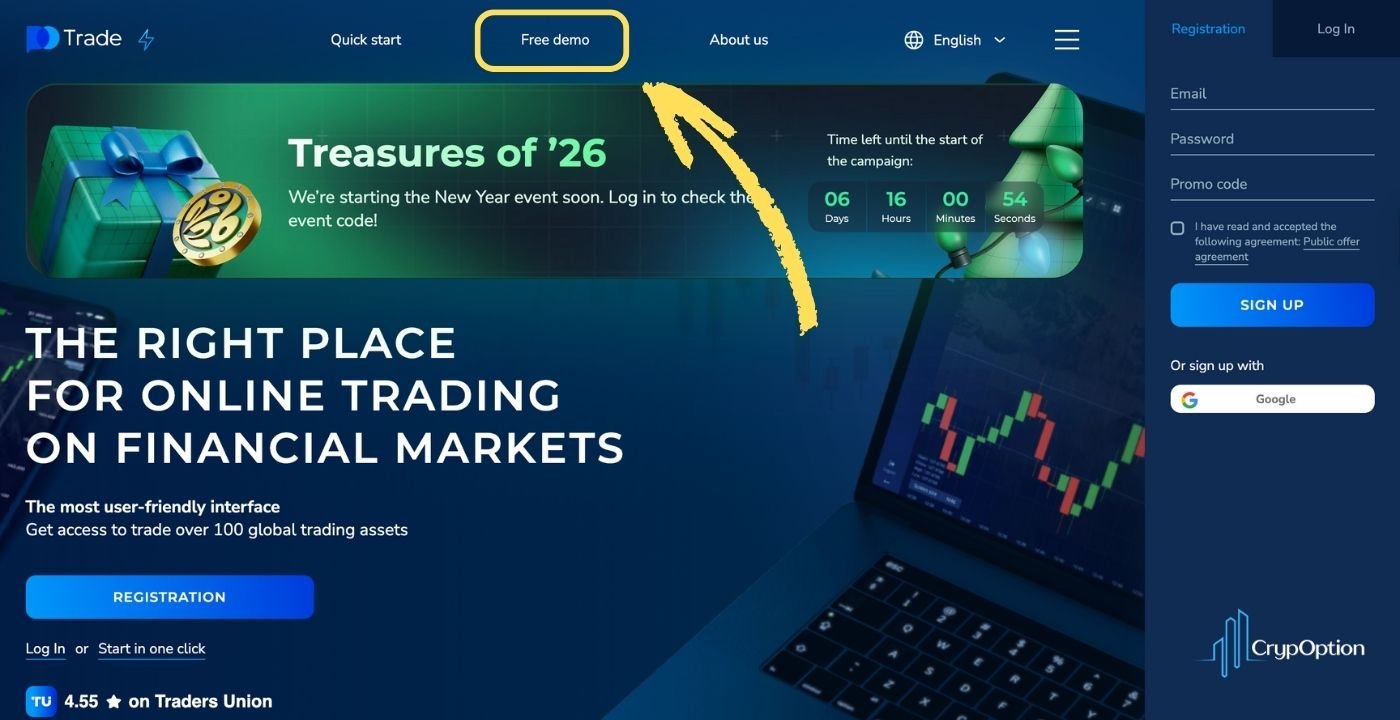 Pocket Option Free Demo Account without Login