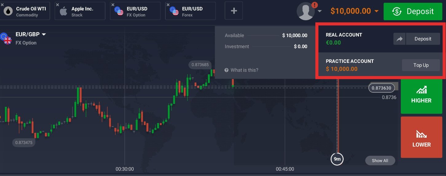 IQ Option Demo Account: Complete Guide for Beginners IQ Option Account Modes