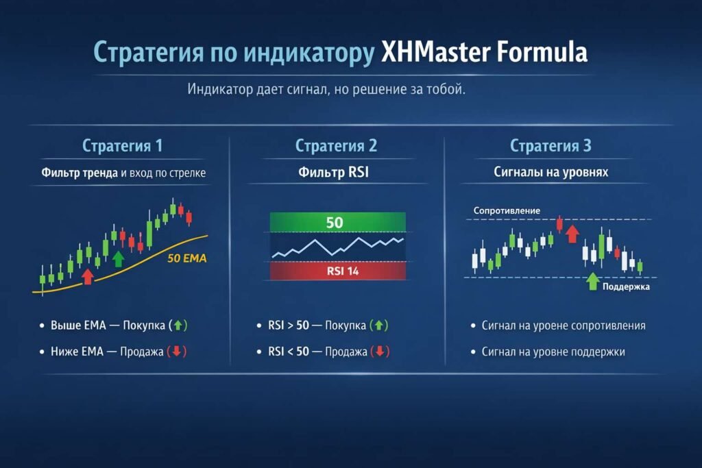 Индикатор XHMaster Formula: как торговать по стрелкам Стратегия по индикатору XHMaster Formula