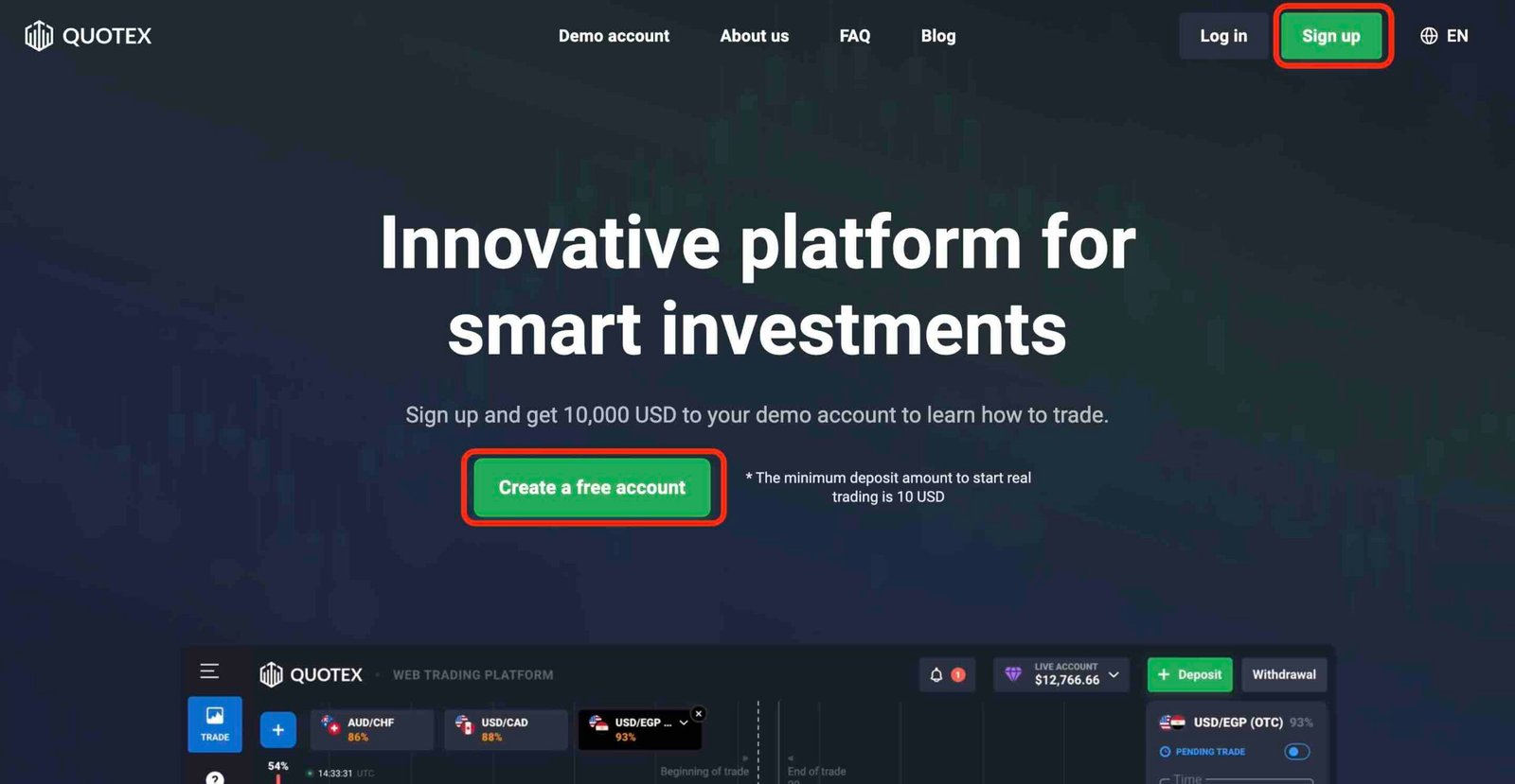 Quotex Sign Up: Complete Registration Guide and Common Issues Quotex Sign Up from the Platform's Homepage